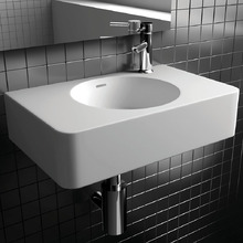 Encanto 470mm Cast Stone Wall Mounted Basin